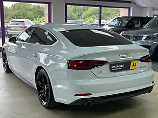 Used 2019 Audi A5 S Line White - Interior and Exterior details 8