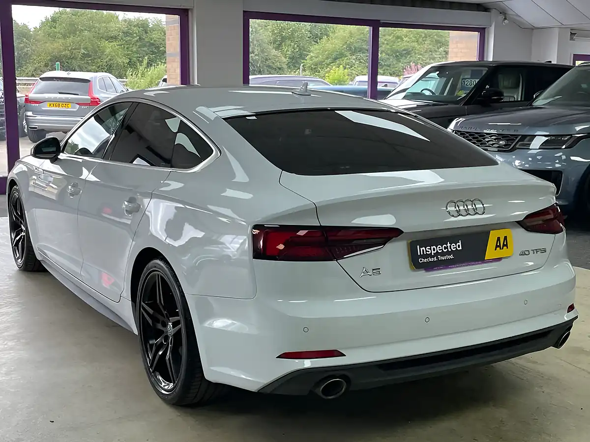 Used 2019 Audi A5 S Line White - Interior and Exterior details 8