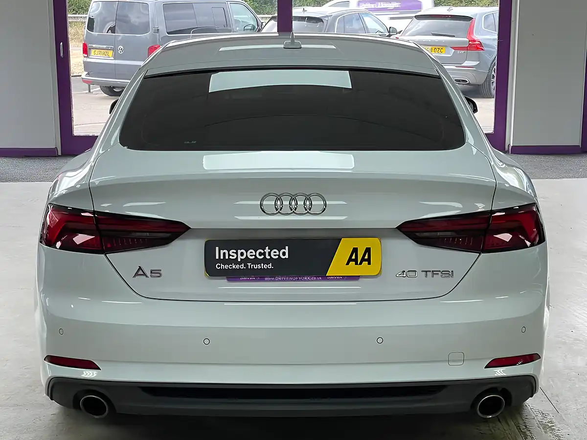 Used 2019 Audi A5 S Line White - Interior and Exterior details 9