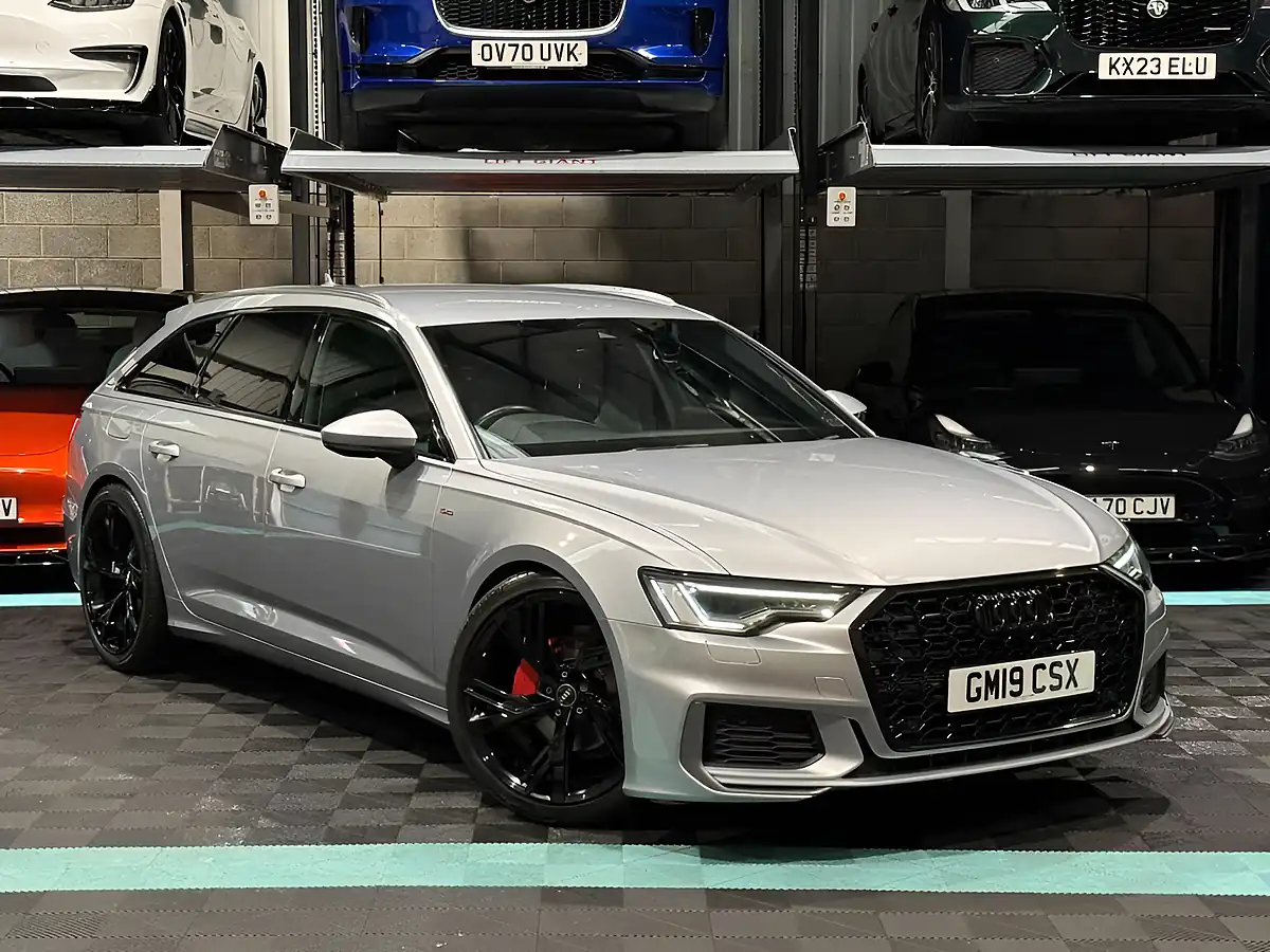 Used 2019 Audi A6 Avant S Line Silver - Front View