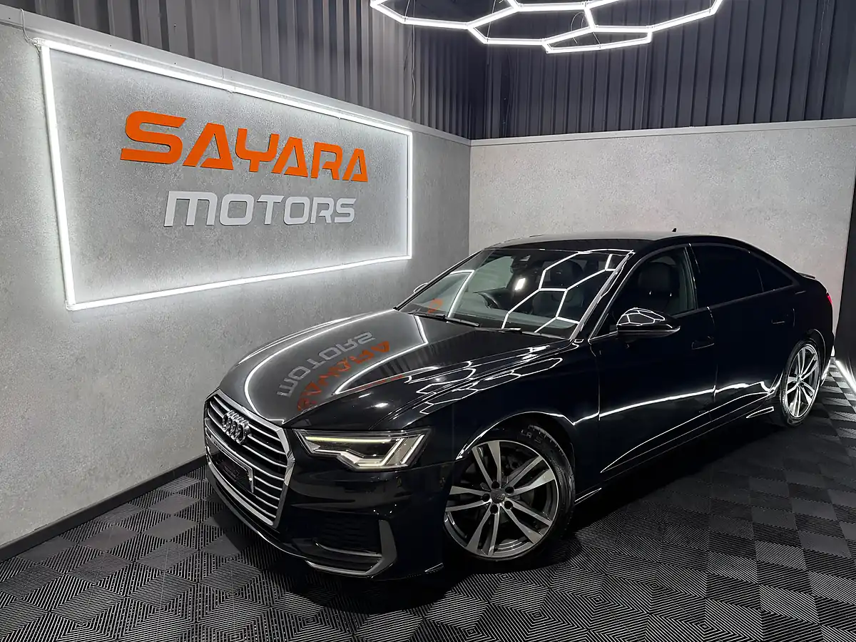 Used 2019 Audi A6 S Line Black - Front View