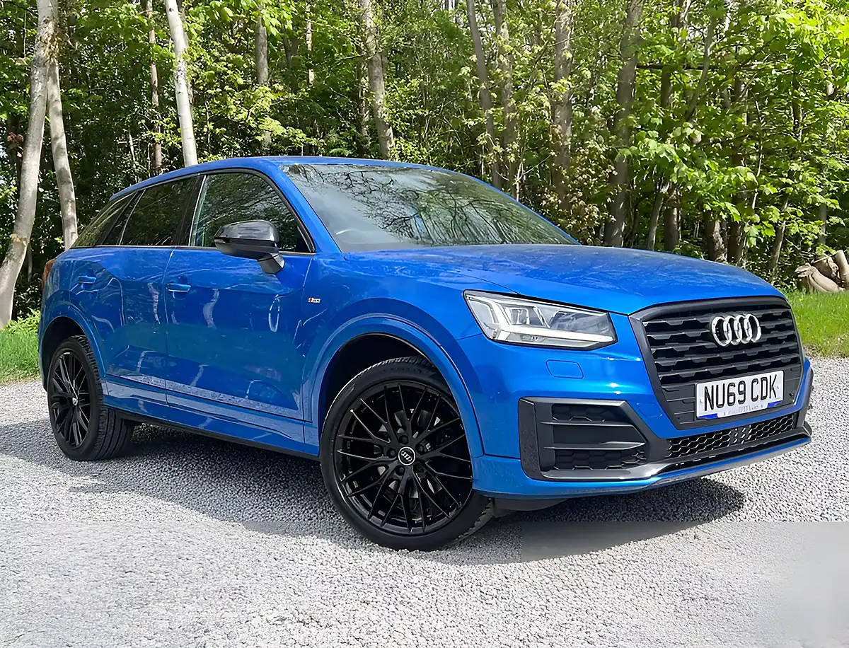 Used 2019 Audi Q2 Black Edition Ara Blue - Front View