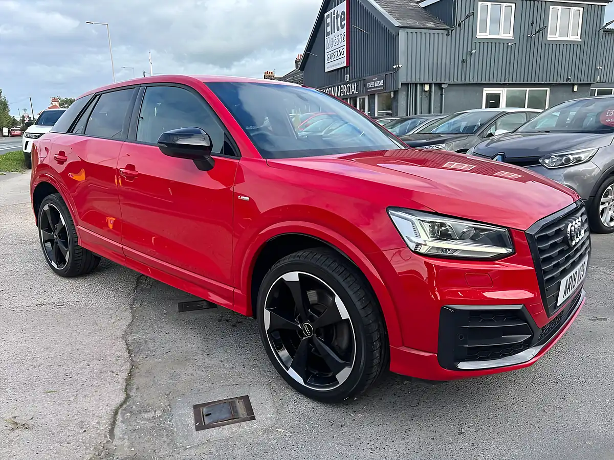Used 2019 Audi Q2 Black Edition Tango Red - Front View