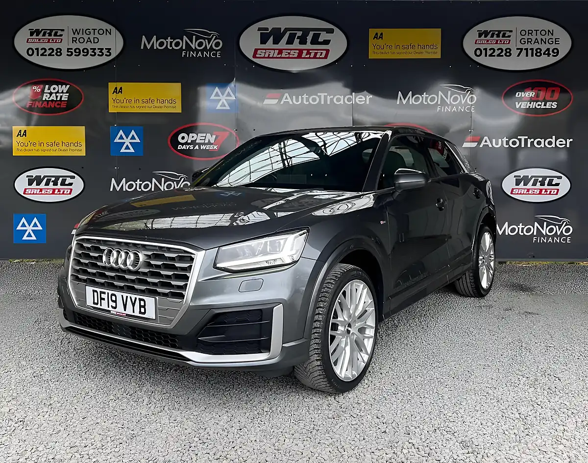 Used 2019 Audi Q2 S Line Grey - Front View