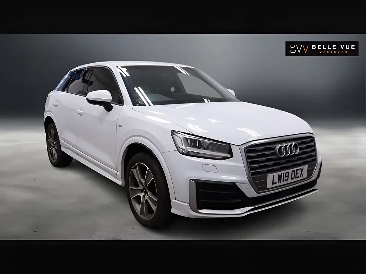 Used 2019 Audi Q2 S Line Ibis White - Front View