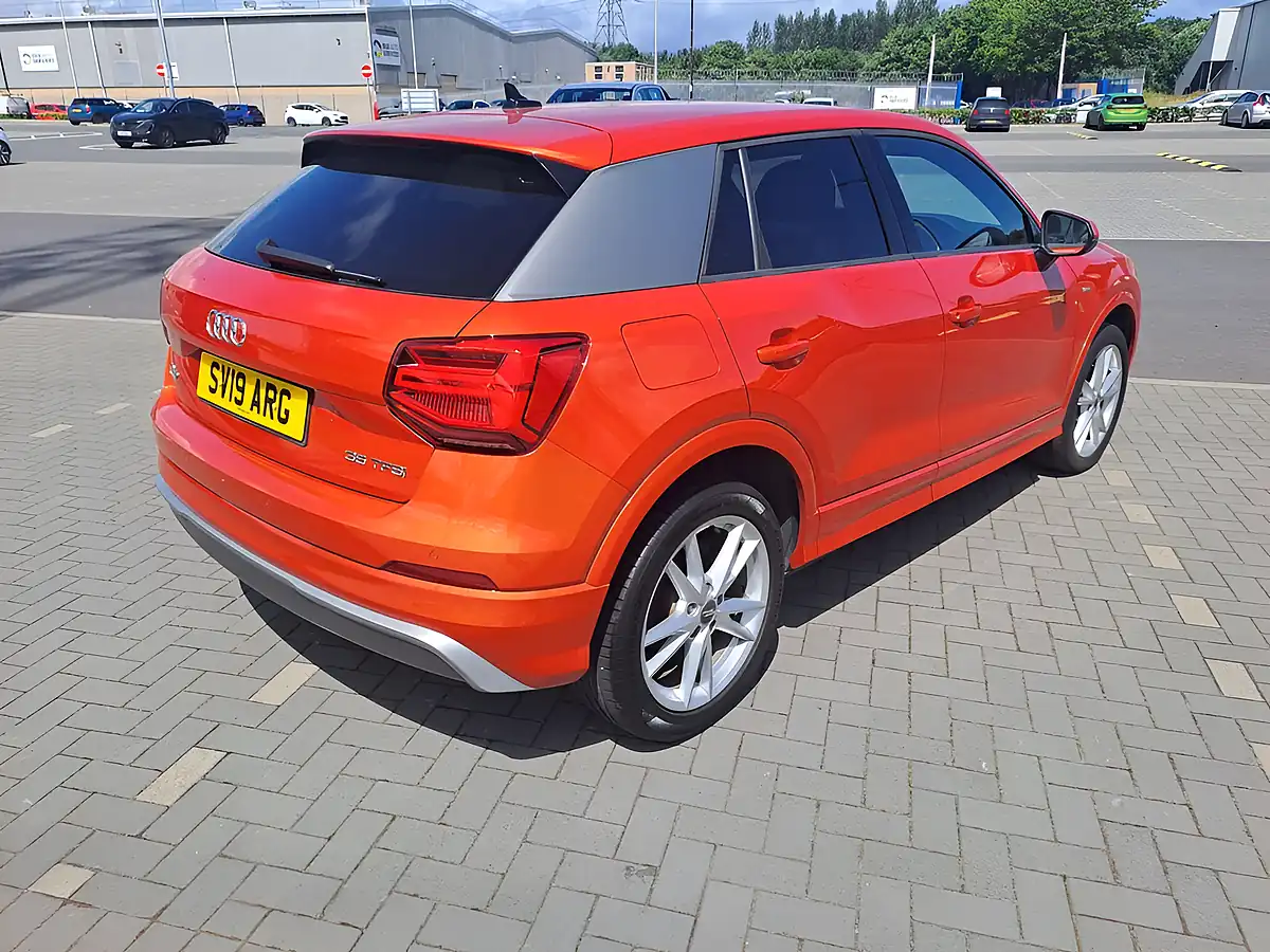 Used 2019 Audi Q2 S Line Orange - Interior and Exterior details 3