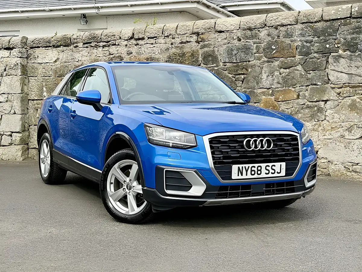 Used 2019 Audi Q2 Sport Blue - Front View