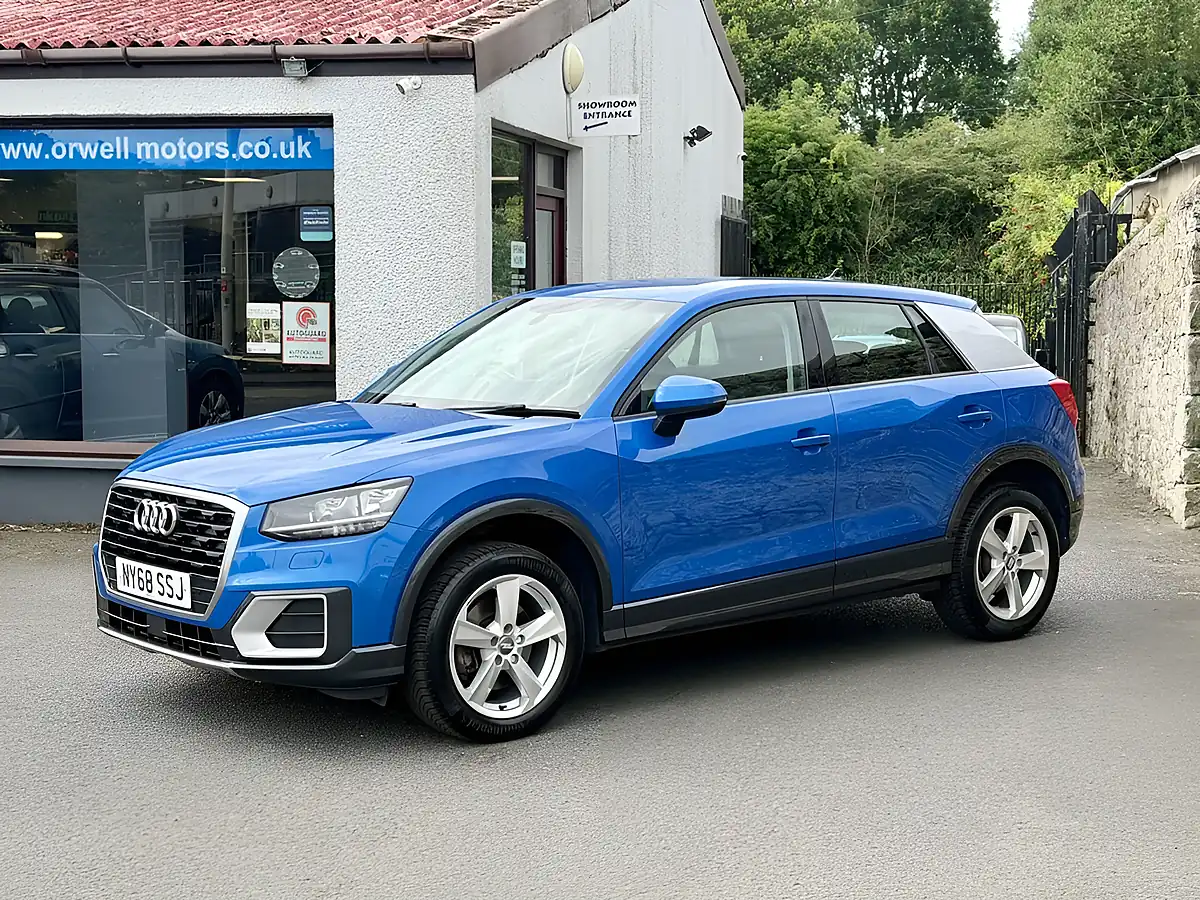 Used 2019 Audi Q2 Sport Blue - Interior and Exterior details 11
