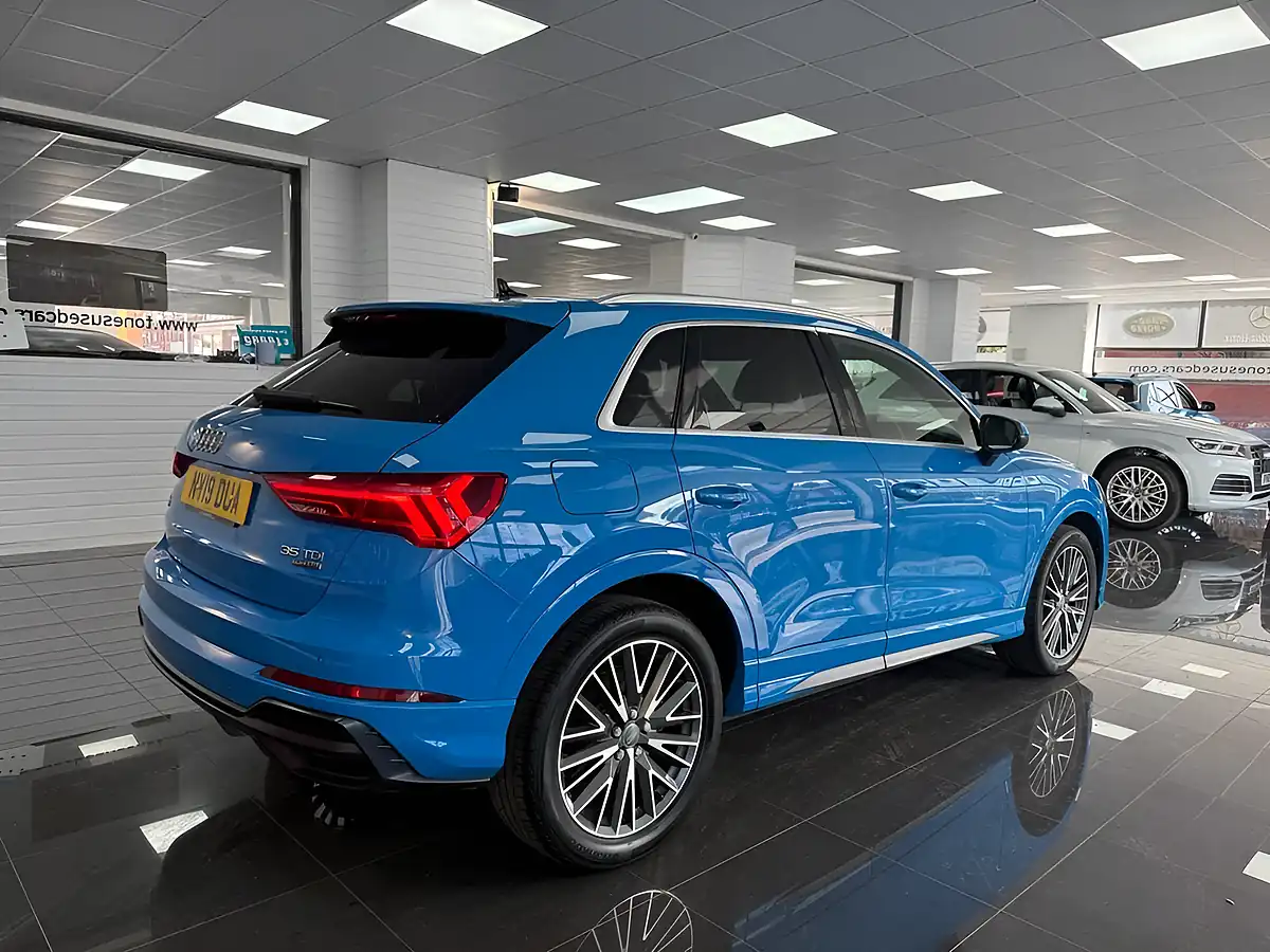 Used 2019 Audi Q3 S Line Blue - Interior and Exterior details 2