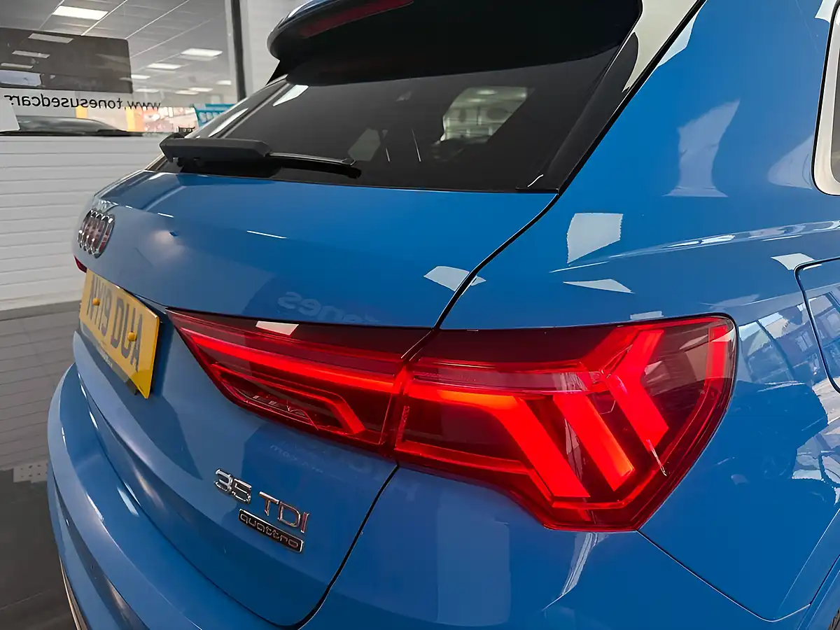 Used 2019 Audi Q3 S Line Blue - Interior and Exterior details 8
