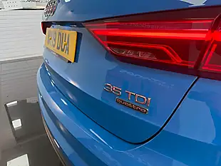 Used 2019 Audi Q3 S Line Blue - Interior and Exterior details 9
