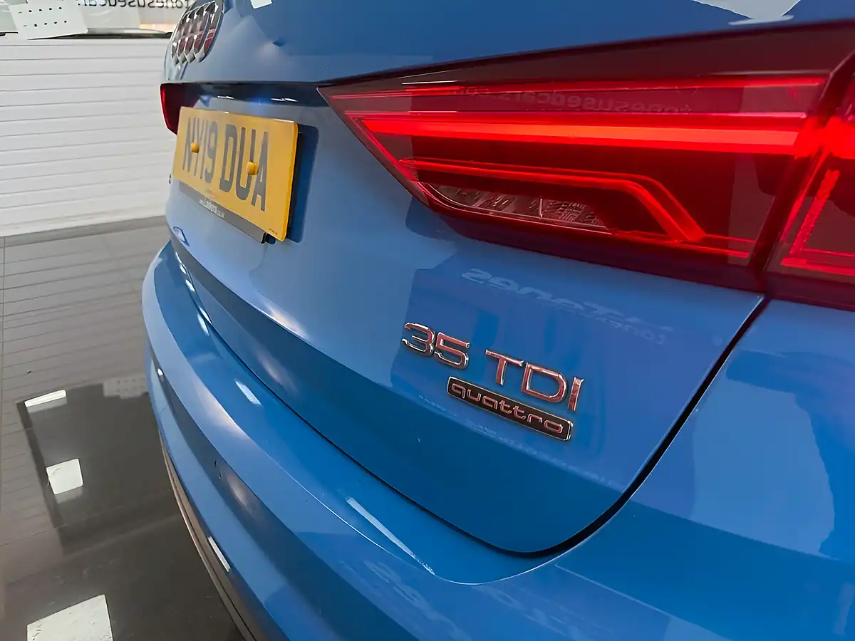 Used 2019 Audi Q3 S Line Blue - Interior and Exterior details 9