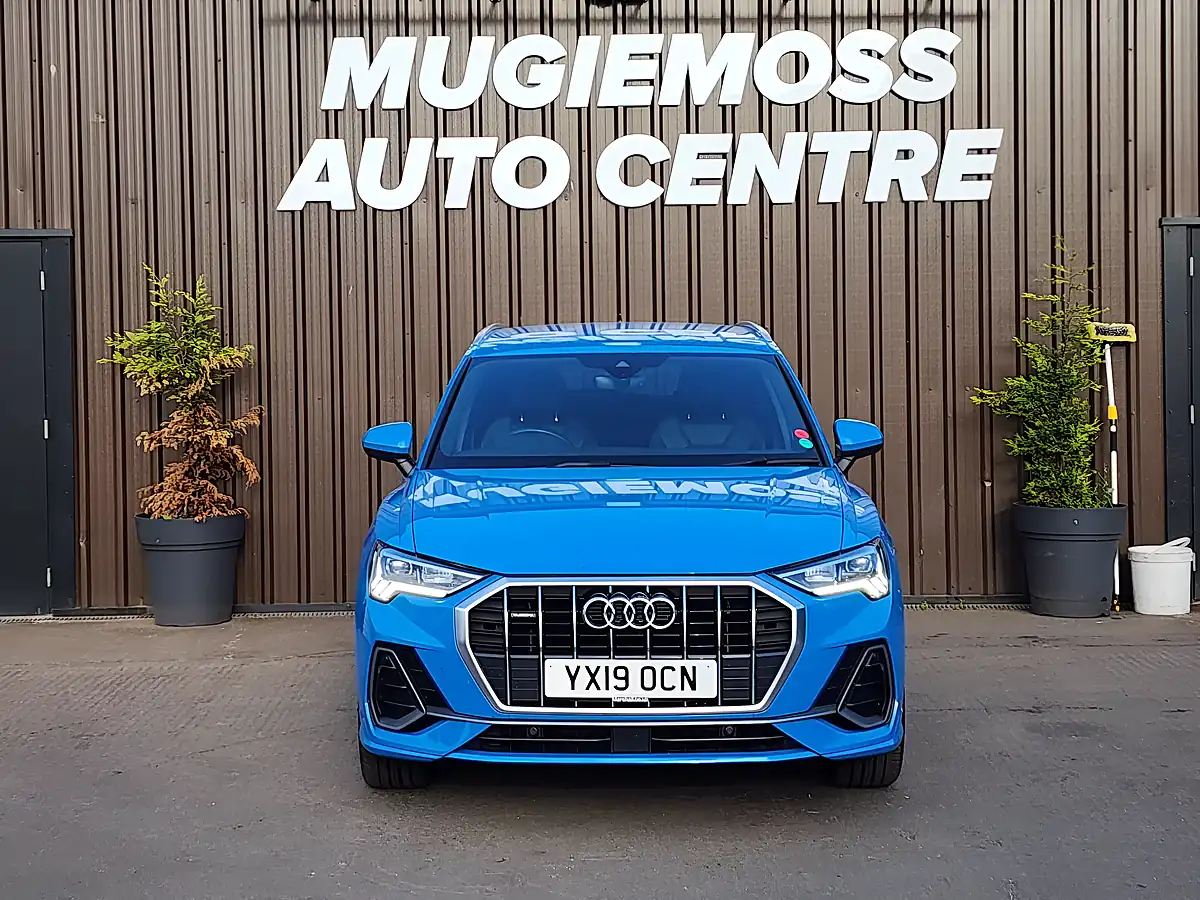 Used 2019 Audi Q3 S Line Blue - Interior and Exterior details 3