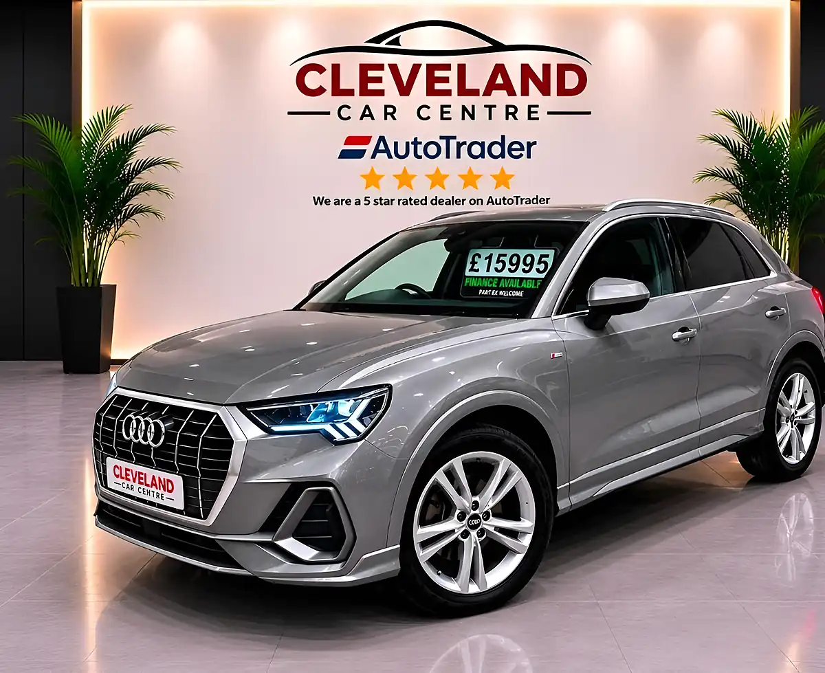 Used 2019 Audi Q3 S Line Grey - Front View