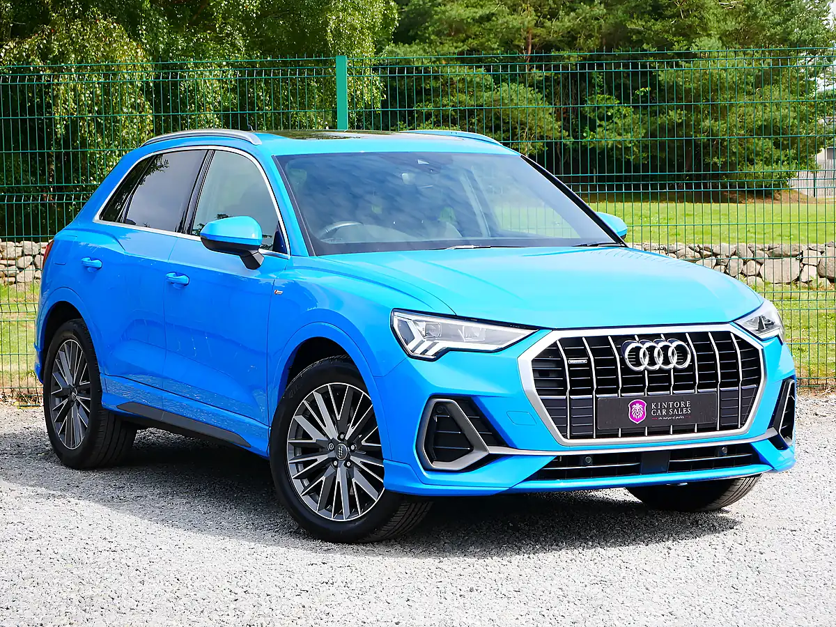 Used 2019 Audi Q3 S Line Turbo Blue - Front View
