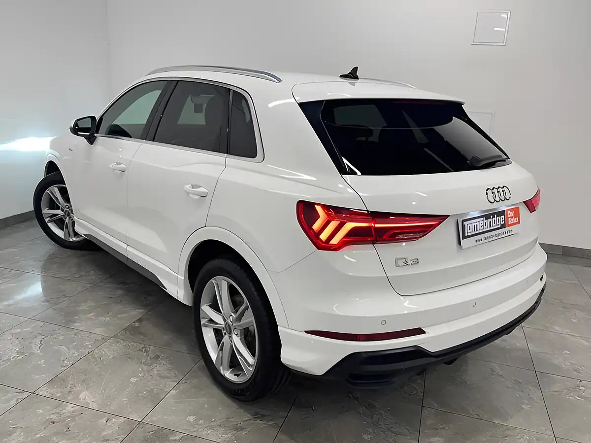 Used 2019 Audi Q3 S Line White - Interior and Exterior details 5