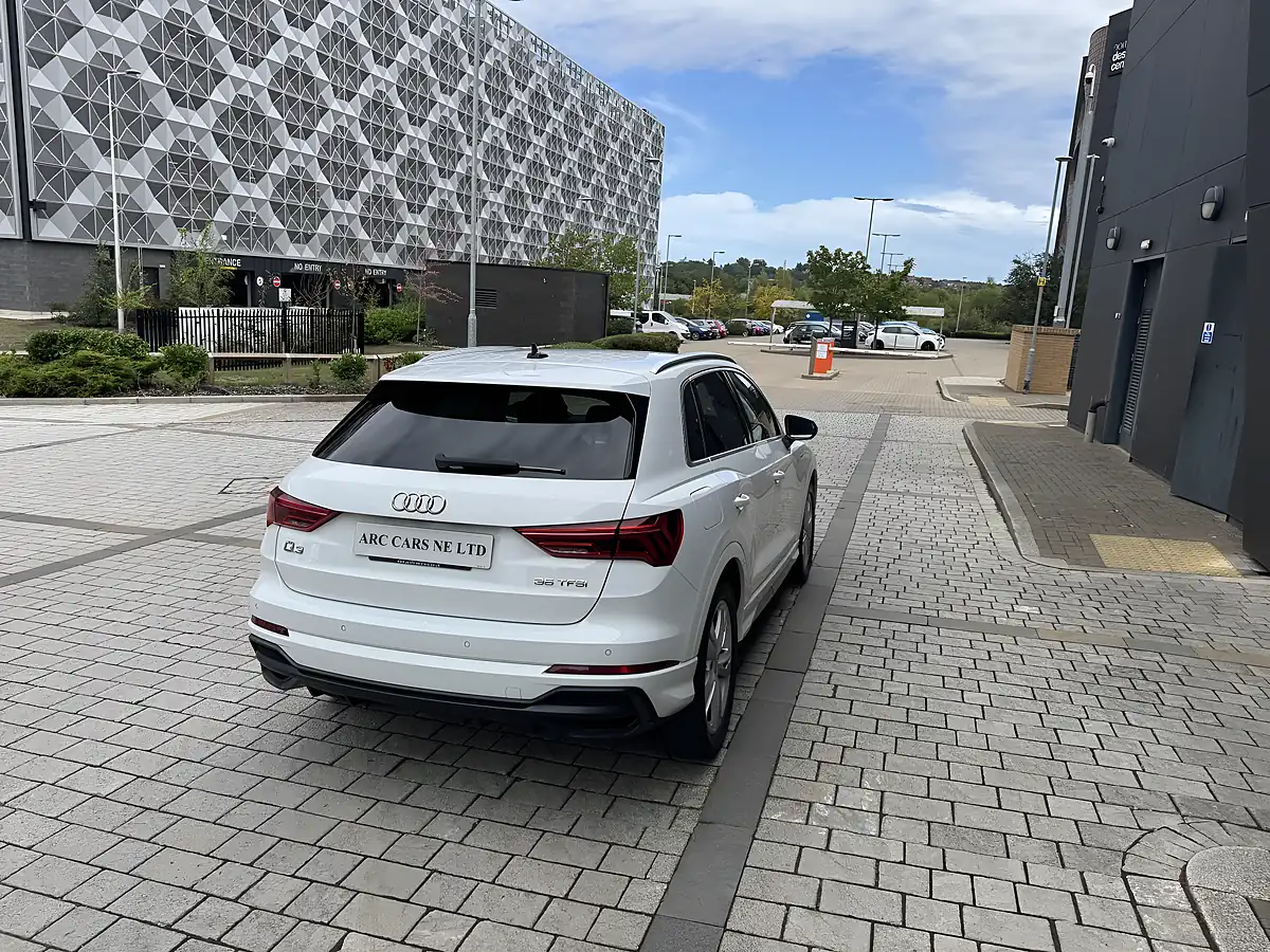 Used 2019 Audi Q3 S Line White - Interior and Exterior details 12