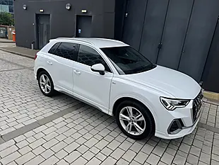 Used 2019 Audi Q3 S Line White - Interior and Exterior details 3