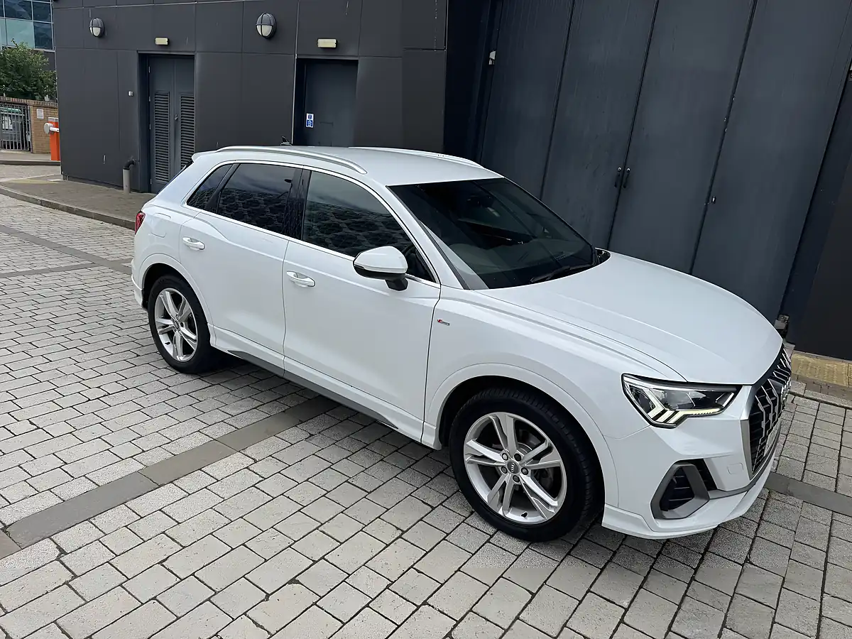 Used 2019 Audi Q3 S Line White - Interior and Exterior details 3