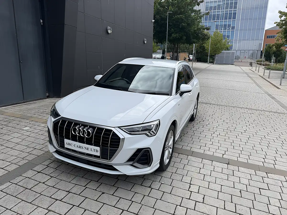 Used 2019 Audi Q3 S Line White - Interior and Exterior details 5