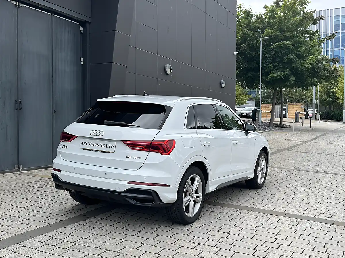 Used 2019 Audi Q3 S Line White - Interior and Exterior details 7
