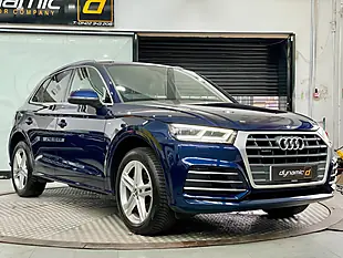 Used 2019 Audi Q5 S Line Blue - Interior and Exterior details 2