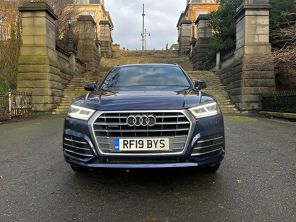 Used 2019 Audi Q5 S Line Blue - Interior and Exterior details 4