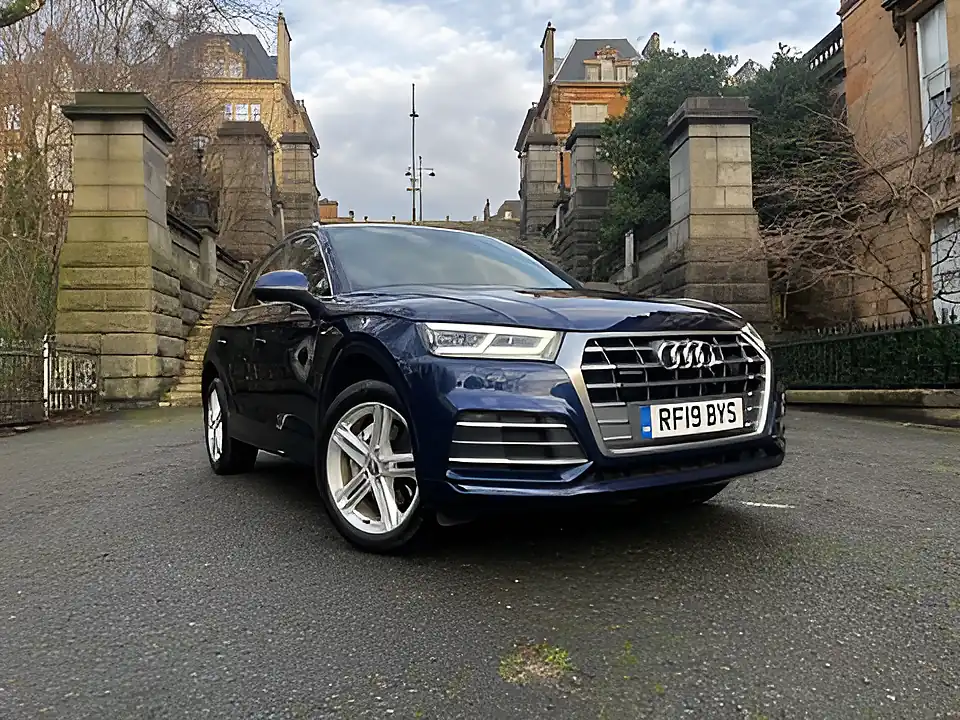 Used 2019 Audi Q5 S Line Blue - Interior and Exterior details 5