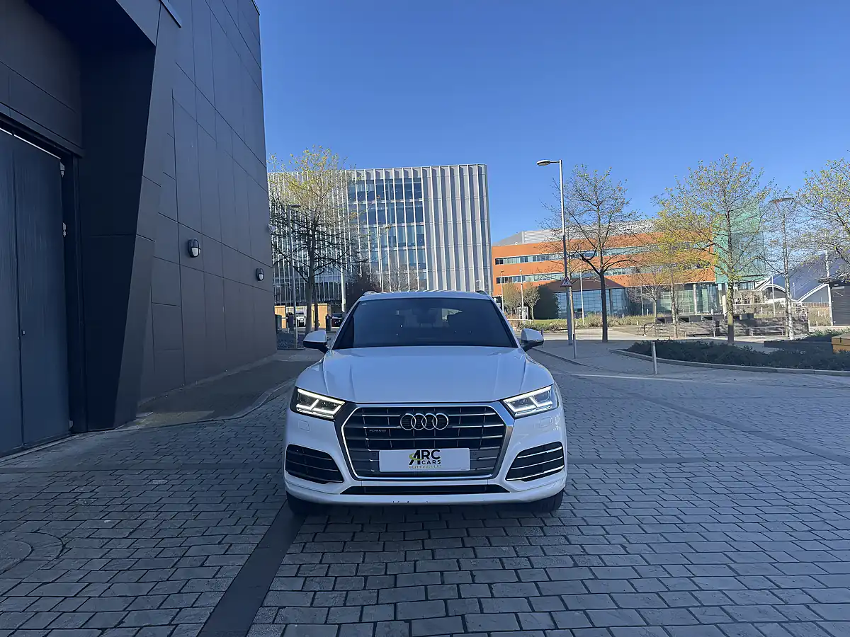 Used 2019 Audi Q5 S Line White - Interior and Exterior details 16