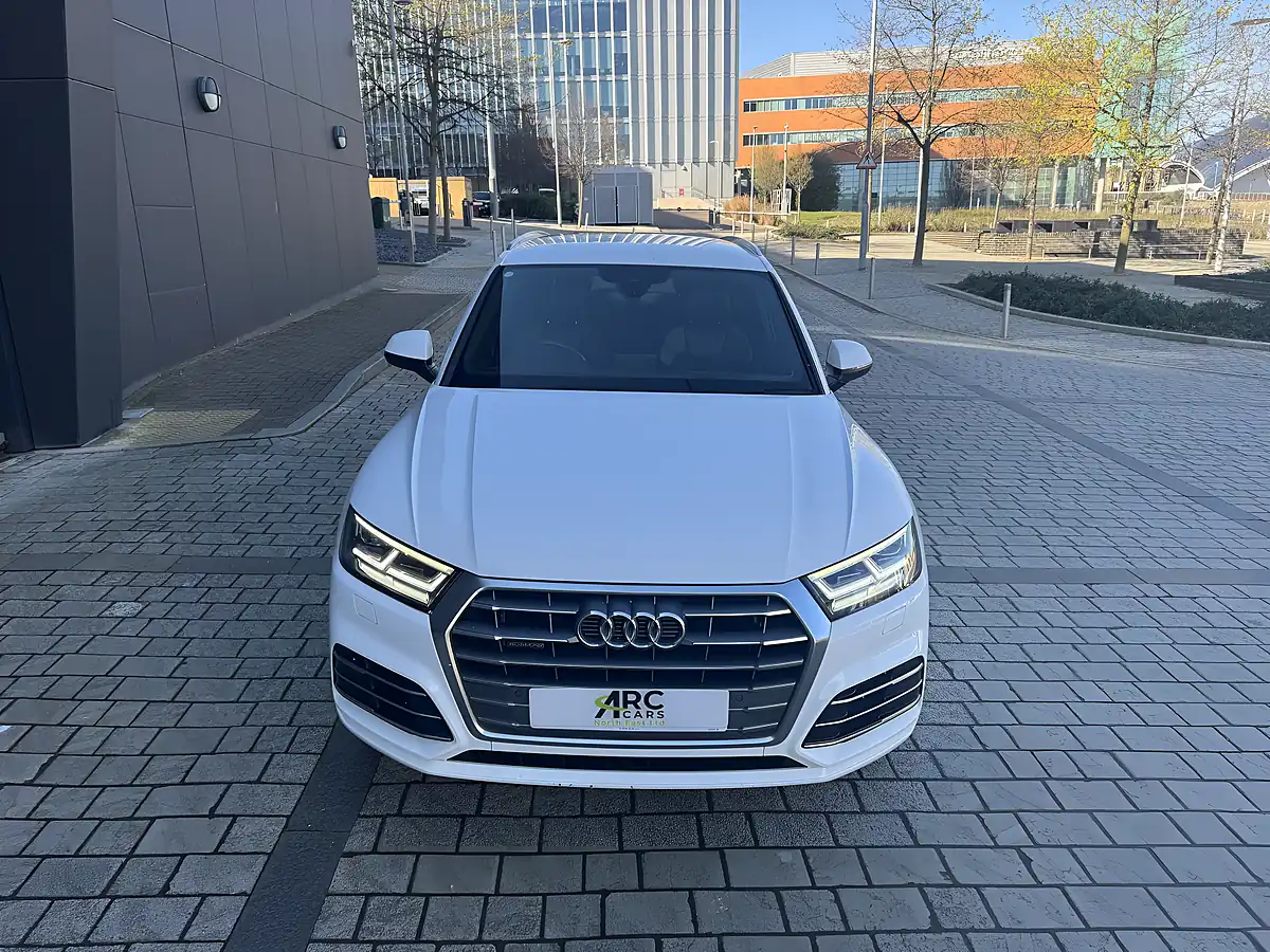 Used 2019 Audi Q5 S Line White - Interior and Exterior details 2