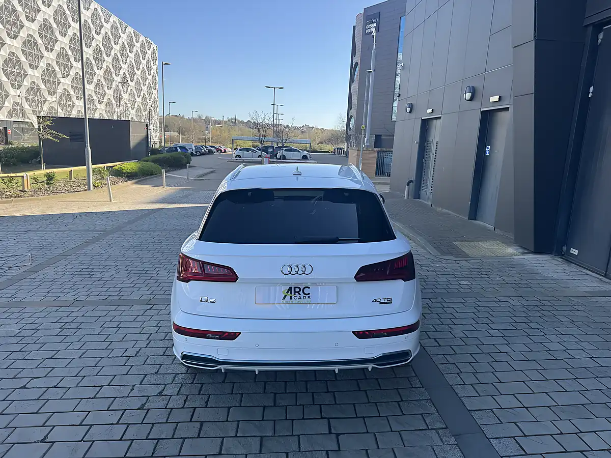 Used 2019 Audi Q5 S Line White - Interior and Exterior details 5