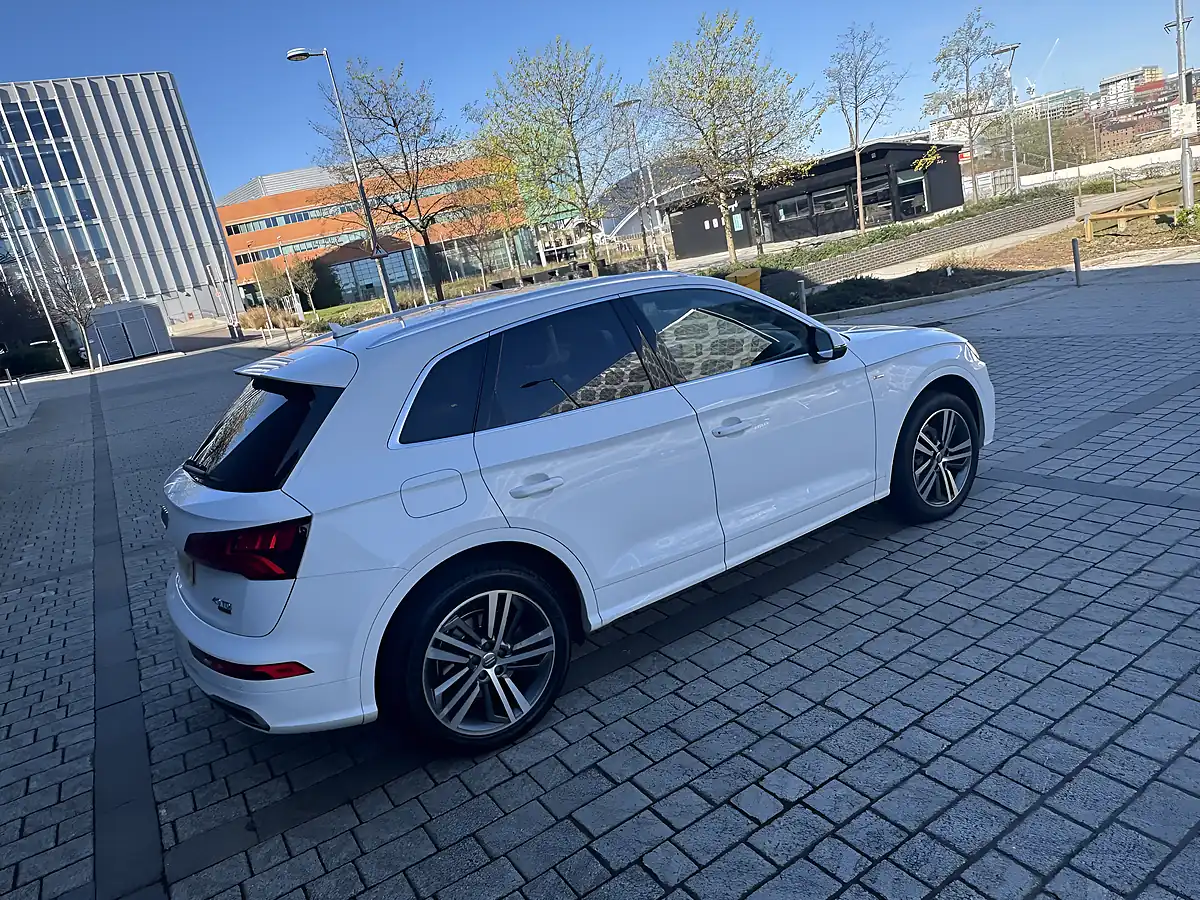 Used 2019 Audi Q5 S Line White - Interior and Exterior details 6
