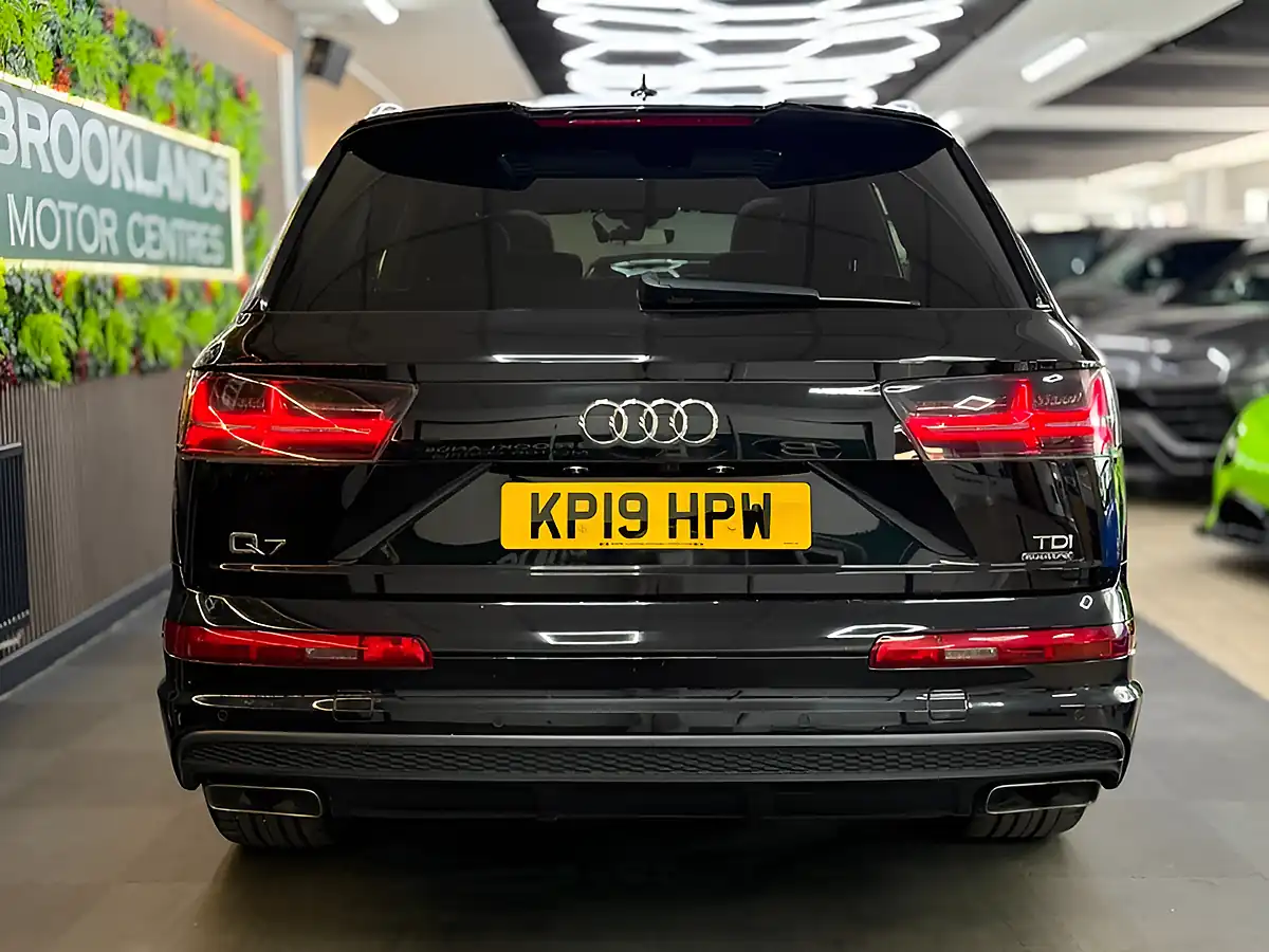 Used 2019 Audi Q7 S Line Black - Front View