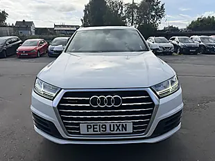 Used 2019 Audi Q7 S Line White - Interior and Exterior details 17