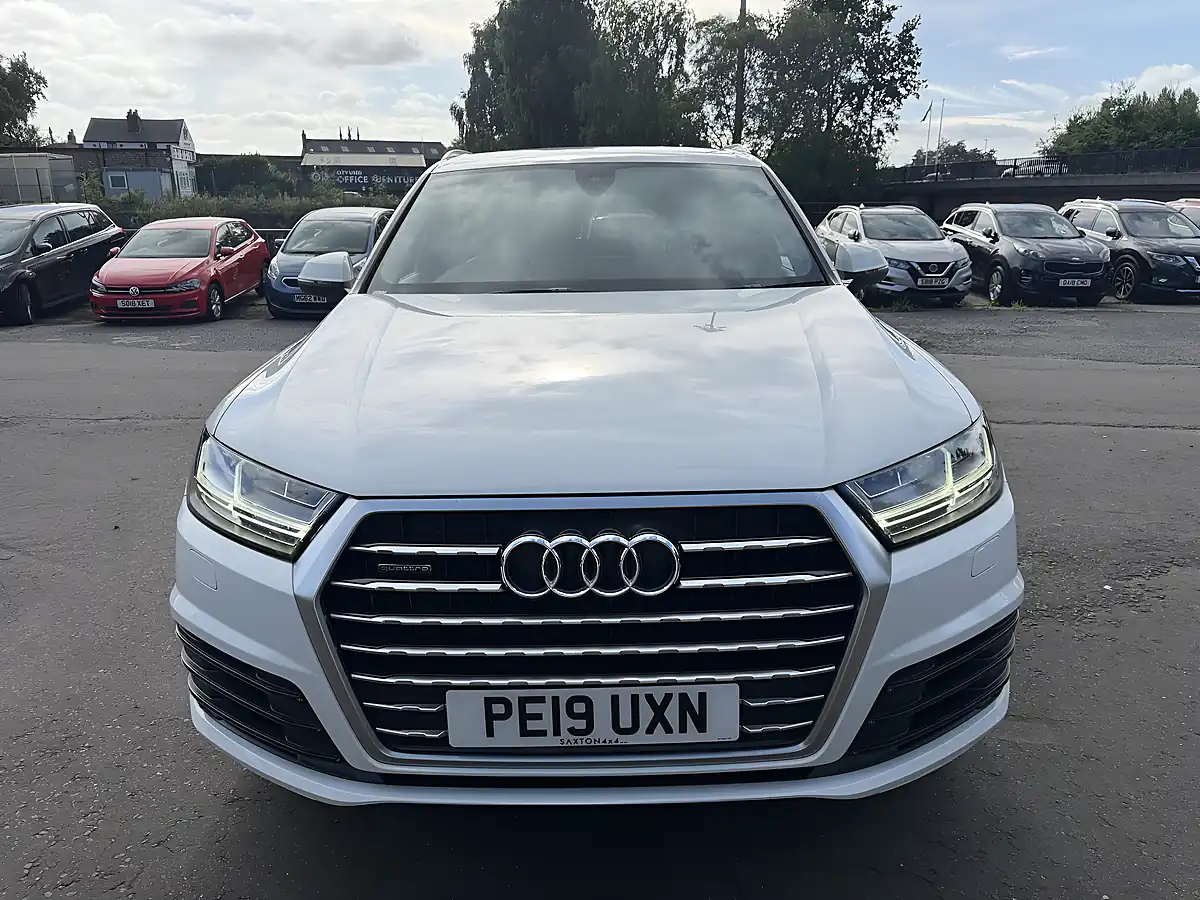 Used 2019 Audi Q7 S Line White - Interior and Exterior details 17