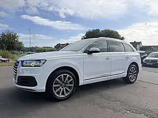 Used 2019 Audi Q7 S Line White - Interior and Exterior details 2