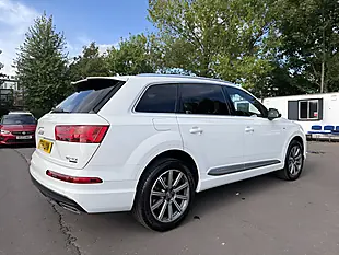 Used 2019 Audi Q7 S Line White - Interior and Exterior details 4