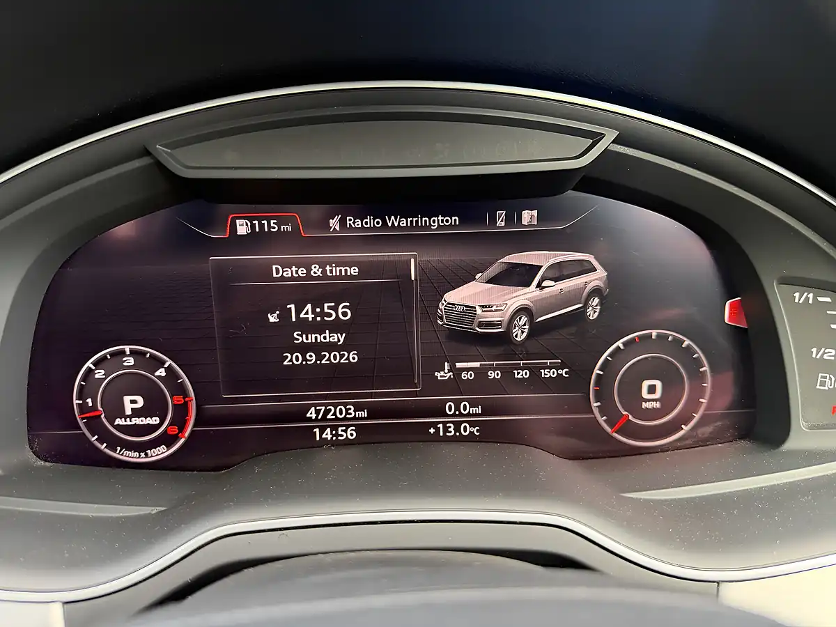 Used 2019 Audi Q7 S Line White - Interior and Exterior details 6