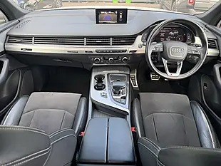Used 2019 Audi Q7 S Line White - Interior and Exterior details 7