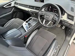 Used 2019 Audi Q7 S Line White - Interior and Exterior details 8