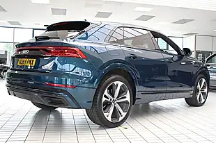 Used 2019 Audi Q8 Edition 1 Turquoise Blue - Interior and Exterior details 12