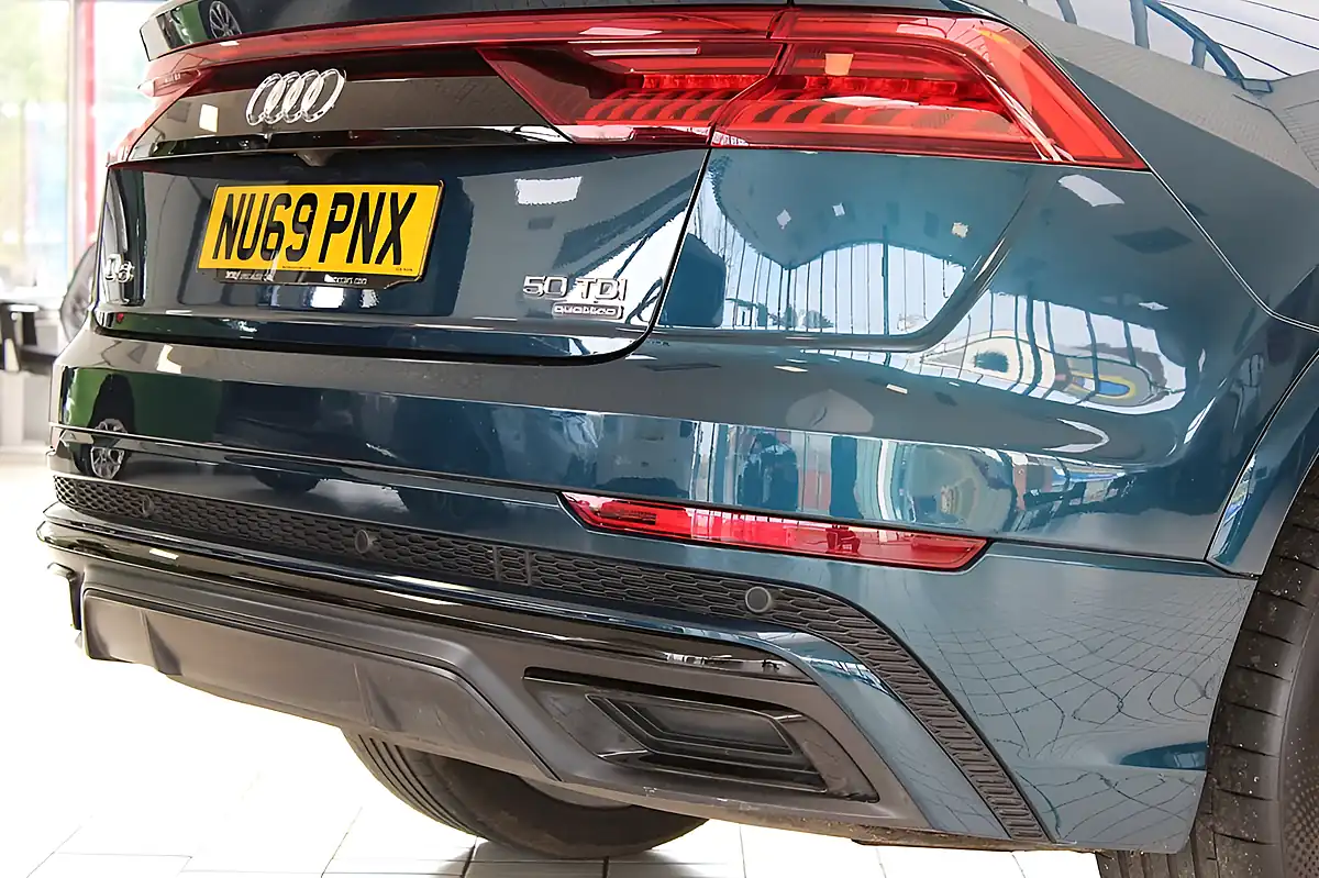 Used 2019 Audi Q8 Edition 1 Turquoise Blue - Interior and Exterior details 13