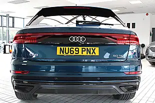 Used 2019 Audi Q8 Edition 1 Turquoise Blue - Interior and Exterior details 16
