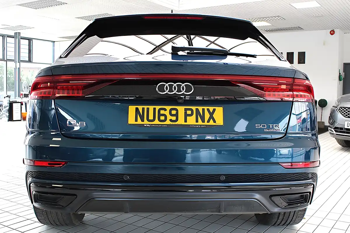 Used 2019 Audi Q8 Edition 1 Turquoise Blue - Interior and Exterior details 16