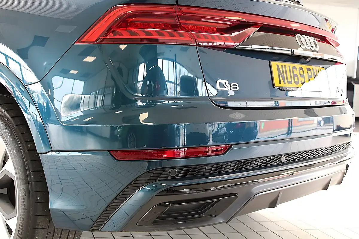 Used 2019 Audi Q8 Edition 1 Turquoise Blue - Interior and Exterior details 17
