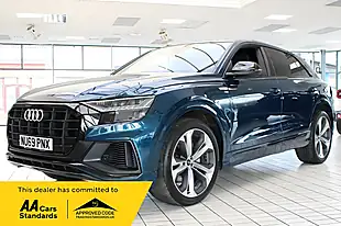 Used 2019 Audi Q8 Edition 1 Turquoise Blue - Interior and Exterior details 2
