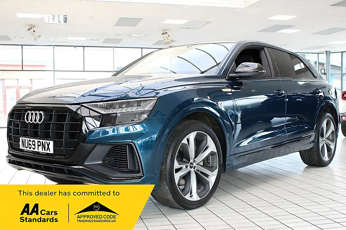 Used 2019 Audi Q8 Edition 1 Turquoise Blue - Interior and Exterior details 2