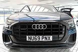 Used 2019 Audi Q8 Edition 1 Turquoise Blue - Interior and Exterior details 8