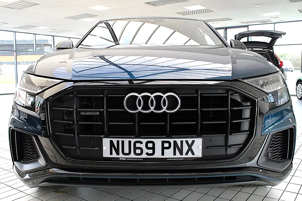Used 2019 Audi Q8 Edition 1 Turquoise Blue - Interior and Exterior details 8
