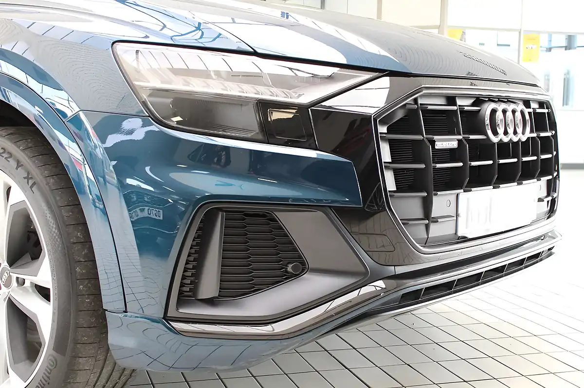 Used 2019 Audi Q8 Edition 1 Turquoise Blue - Interior and Exterior details 9
